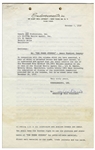 Two 1959 Contracts: (1) Signed by Moe Howard for Stooges' Appearance in Commercial (With Telegram & Letter); (2) Signed by Moe Howard (Three Times), Larry Fine & Joe DeRita for TV Special -- Very Good